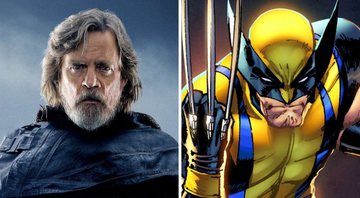 None - Mark Hamill como Luke Skywalker (Foto: Reprodução/Lucasfilm) e Wolverine (Foto: Marvel Comics / Reprodução)