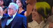 Martin Scorsese e Billie Eilish no Oscar 2020 (Fotos: Reprodução/Twitter)