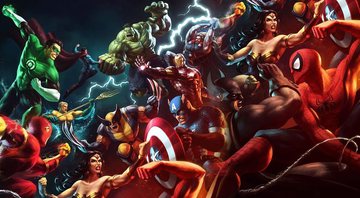 Vídeo feito por fã de luta entre os heróis da Marvel e DC Comics (Foto: Reprodução/YouTube)