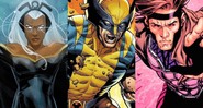 Tempestade, Wolverine e Gambit (Foto: Montagem/Reprodução Marvel Comics)