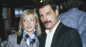 Mary Austin e Freddie Mercury (Foto: Reprodução)