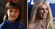 Mara Wilson em Matilda (Foto: Reprodução) e Britney Spears (Foto: Chris Pizzello / Invision /AP)