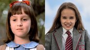 Matilda de 1996 (Foto: Reprodução) e Matilda: O Musical da Netflix (Foto: Dan Smith / Netflix)