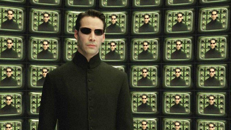 Keanu Reeves como Neo em Matrix Reloaded (foto: reprodução Warner)