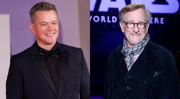 None - Matt Damon (Foto: John Phillips/Getty Images) e Steven Spielberg (Foto: Rich Fury / Getty Images)