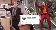 Matthew Perry compara a dança do Coringa com Chandler (foto: reprodução/ Instagram)