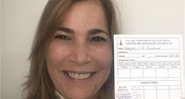 Publicação de Mayra Pinheiro, a “Capitã Cloroquina”, ao lado do cartão de vacinação (Foto: Reprodução/Instagram)