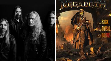 Megadeth (Foto: Divulgação) e capa de The Sick, the Dying... and the Dead! (Foto: Divulgação)