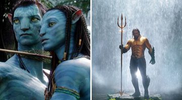 None - Cena de Avatar (Foto: Reprodução/20th Century Studios) e Aquaman (Foto: Reprodução/Warner Bros.)