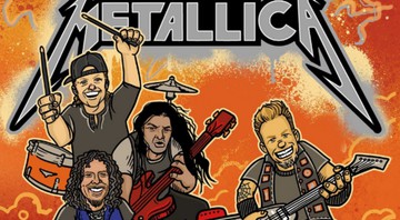 Capa do novo livro da banda, The ABC's of Metallica (Foto: Divulgação)