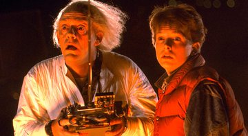 None - Michael J. Fox e Christopher Lloyd em De Volta para O Futuro (Foto: Reprodução)