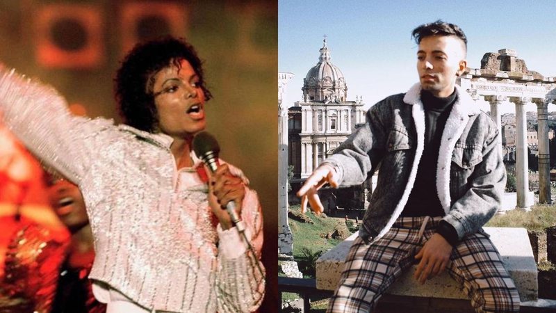 Michael Jackson (Foto: Agent Press) e Omer Bhatti (Foto: Reprodução/Instagram)