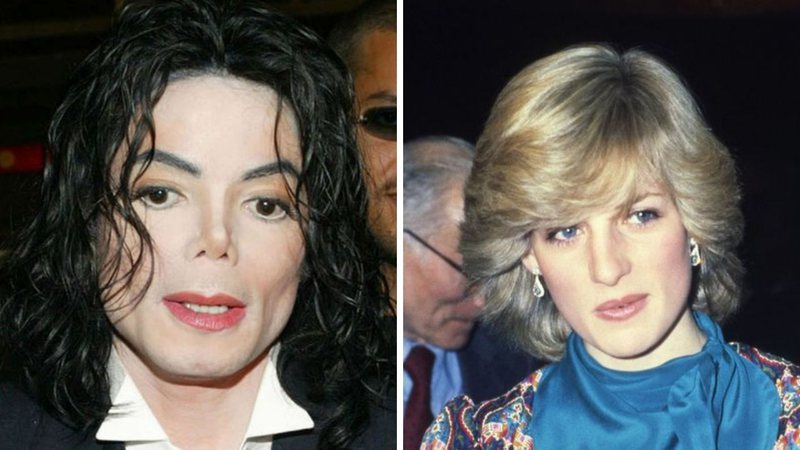 Michael Jackson (Foto: Brittain Landmark Media Punch / IPX) e Princesa Diana (Foto: AP Photo)