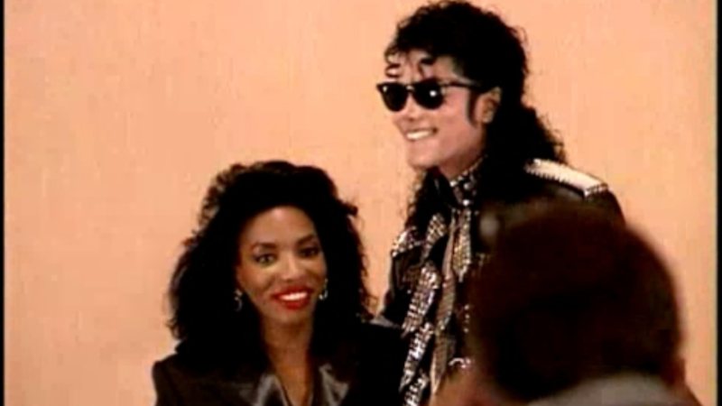 Stephanie Mills e Michael Jackson (Foto: Reprodução/YouTube)