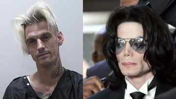 Aaron Carter (Foto:Handout / Getty Images) Michael Jackson (Foto: Pool / Getty Images)