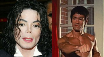 None - Michael Jackson (Foto: Brittain Landmark Media Punch / IPX) e Bruce Lee (Foto: Reprodução)