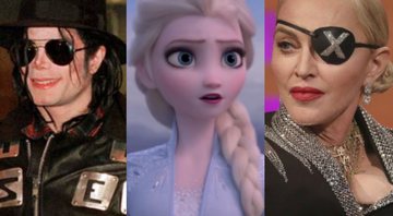None - Michael Jackson, Frozen e Madonna (Foto 1: AP Images/ Foto 2: Divulgação/ Foto 3: AP Images)