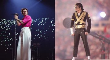 Harry Styles e Michael Jackson (Foto: Instagram/Mike Powell)