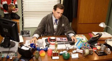 Steve Carell como Michael Scott em The Office (foto: reprodução/ Comedy Central)
