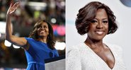 Michelle Obama (Foto: Joe Raedle/Getty Images) / Viola Davis (Foto: Alberto E. Rodriguez/Getty Images)