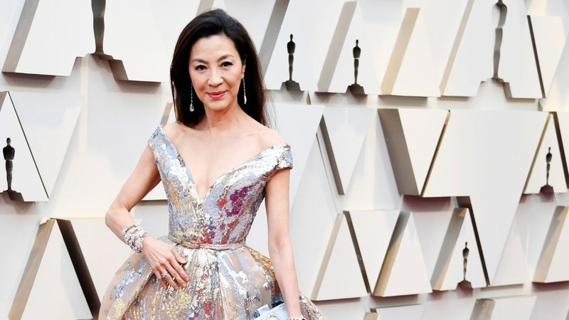 Michelle Yeoh no Oscar 2019 (Foto: Frazer Harrison/Getty Images)