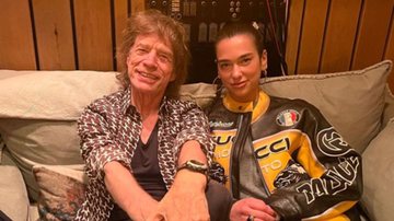 Mick Jagger e Dua Lipa (Foto: Reprodução / Instagram)