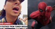 Cena deletada de Homem-Aranha: Longe de Casa e cena do corte final do filme (Foto: Montagem / Reprodução Marvel)