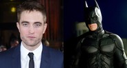 Robert Pattinson e Batman (Foto 1: Associated Press/ Foto 2: Reprodução Warner)