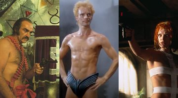 None - Sean Connery em Zardoz, Sting em Duna e Milla Jovovich em O Quinto Elemento (Fotos: Reprodução)