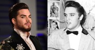 Adam Lambert e Elvis Presley (Fotos: Evan Agostini/Invision/AP e AP Photo/File)