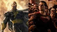 Adão Negro (Reprodução/Instagram) e Superman (Reprodução/Warner)