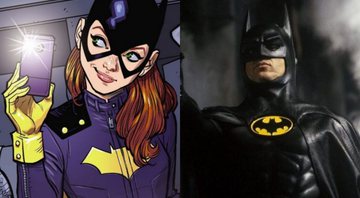 Montagem Batgirl (Foto: Reprodução / DC Comics) e Michael Keaton em None Batman (1989) (Reprodução)