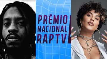 None - Montagem de BK' (João Victor Medeiros), Prêmio Nacional Rap TV (Divulgação) e Bivolt (Alex Takaki)