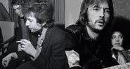 Montagem com Bob Dylan (Foto: AP Images) e Eric Clapton (Life in 12 Bars / Reprodução)