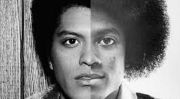 None - Montagem com Bruno Mars e Michael Jackson (Foto: Twitter / Reprodução)