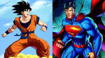 Montagem com Goku e Superman (Foto: Reprodução)