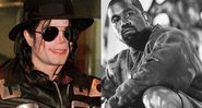 Montagem com Michael Jackson (Foto: AP) e Kanye West (Foto: Amy Harris / Invision / AP)