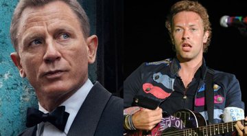 Montagem de Daniel Craig em 007 (Divulgação) e Chris Martin (Foto:mpi04/MediaPunch /IPX)