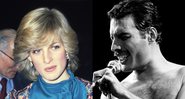 Princesa Diana (Foto: AP Photo) e Freddie Mercury (Foto: Legacy / Media Punch)