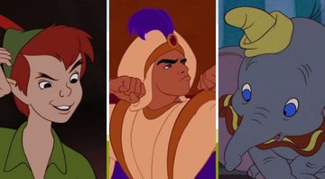 Peter Pan, Aladdin e Dumbo (Foto: reprodução)
