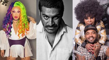 None - Montagem Gloria Groove (Reprodução/Instagram), Criolo (Gil Inoue),  Elza Soares e Flavio Renegado (Denise Ricardo)