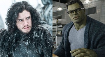 None - Jon Snow e Hulk (Foto: Reprodução)