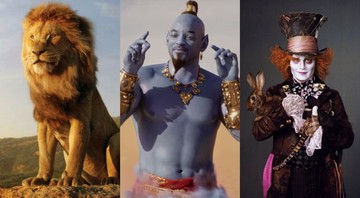 O Rei Leão, Aladdin, Alice no país das maravilhas (Foto 1: Reprodução | Foto 2: Reprodução | Foto 3: Reprodução)
