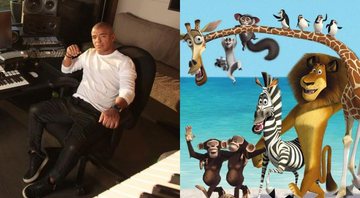 None - DJ Erick Morillo (Foto: Reprodução / Instagram) e Cena de Madagascar (Foto: Reprodução)