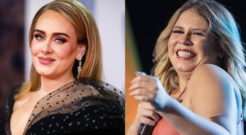 Adele e Marília Mendonça lideram rankings de artistas favoritos na hora do namoro - Getty Images/Reprodução