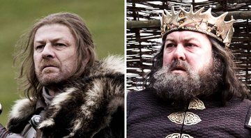 None - Ned Stark e Robert Baratheon (Foto: Reprodução/HBO)