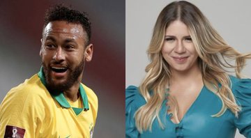 Neymar (Foto: Paolo Aguilar-Pool/Getty Images) e Marília Mendonça (Foto: Reprodução/Instagram)