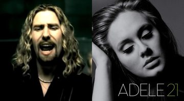 None - Clipe de "This is How You Remind Me", do Nickelback e a Capa de 21, da Adele (Fotos: Reprodução)