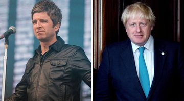 None - Noel Gallagher (Foto: Mauricio Santana/Getty Images) e Boris Johnson (Foto: WPA Pool/Equipe/Getty Images)