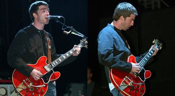 Noel Gallagher com icônica guitarra da banda (Fotos: Sebastian Artz / Getty Images)